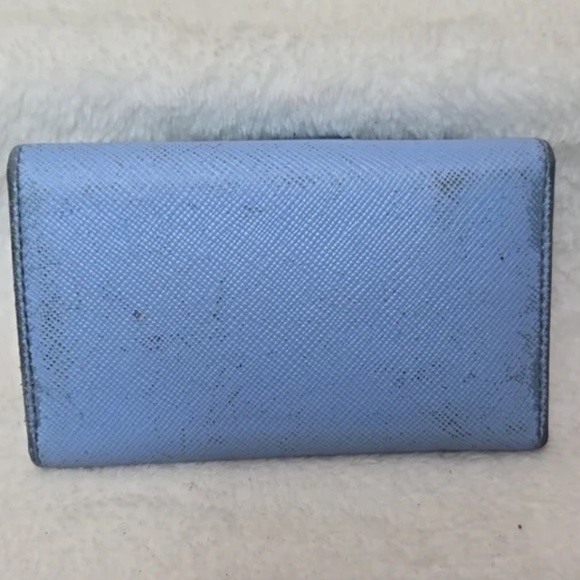 Authentic Prada Beautiful Light Sky Blue Key Holder/Wallet - Picture 3 of 3